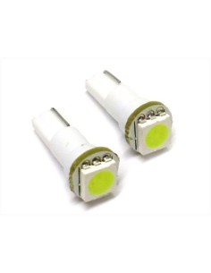 24V Lampada Led T5 W1,2W 1 Smd Bianco Luci Cruscotto Camion Autocarro 2