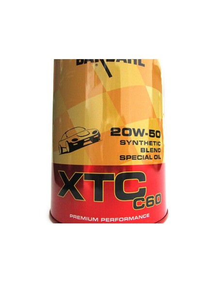 BARDAHL XTC C60 SAE 20W50 Lubrificanti Auto Olio Motore Benzina Diesel 1 LT