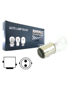 10 Pezzi Lampada Alogena S25 P21/5W BAY15D 12V 21/5W Doppio Filamento