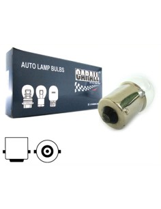10 Pezzi Lampada Alogena Sferica G18,5 BA15S 12V 10W R10W