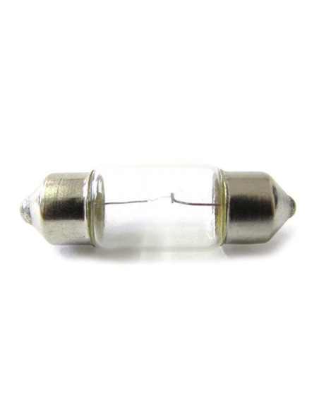 10 Pezzi Lampada Alogena Siluro T11 31mm 12V 5W 11X31 SV8,5-8