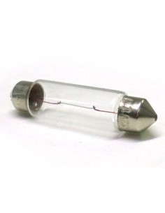 10 Pezzi Lampada Alogena Siluro T11 C10W 12V 10W 41mm 2