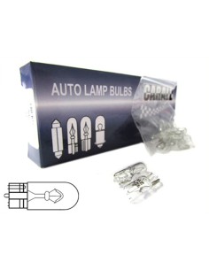 10 Pezzi Lampada Alogena T10 W2W 12V 2W Tutto Vetro W2,1x9,5d