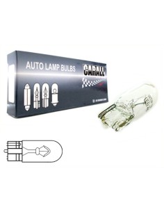 10 Pezzi Lampada Alogena T10 W5W 24V 5W Tutto Vetro W2,1x9,5d