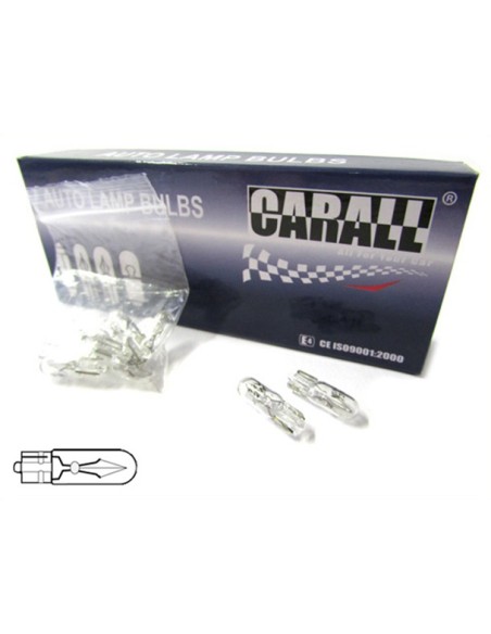 10 Pezzi Lampada Alogena T5 W1,2W 12V 1,2W W2X4.6D