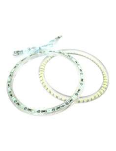 Coppia Angel Eyes Ring Anello Led Diametro 115mm 2