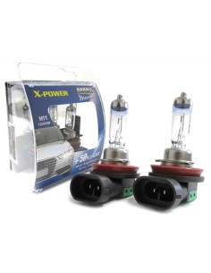 Coppia Lampada H11 12V 55W PGJ19-2 X-Power +50% Luminosita