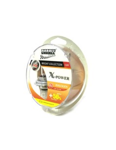 Coppia Lampada H4 12V 60/55W P43t X-Power +50% Luminosita T10 W5W Luci Posizione In Regalo 2