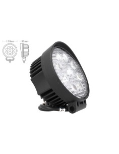 Faro di Profondita Led Rotondo 12V 24V 27W