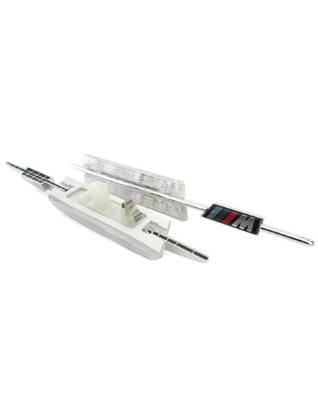 Kit Freccia Laterale a Led Side Marker Lente Trasparente BMW E90 E91 E92 E93 E60 E61 E82 E88