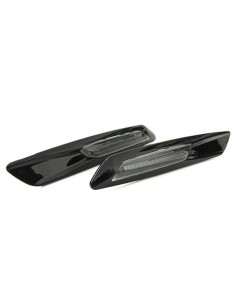 Kit Freccia Laterale a Led Side Marker Nero Cromato Lente Fume BMW E81 E82 E87 E88 E90 E91 E92 E93 E60  F10