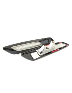 Kit Freccia Laterale a Led Side Marker Nero Cromato Lente Trasparente BMW E81 E82 E87 E88 E90 E91 E92 E93 E60 E61 F10 2