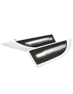 Kit Freccia Laterale a Led Side Marker Universale Multi Funzionali Bianco Perla