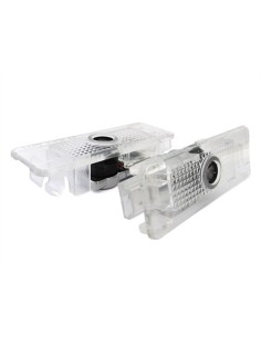 Kit Luci Led Logo Proiettori Auto Portiere BMW E53 X5 E39 Senza Modifica