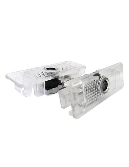 Kit Luci Led Logo Proiettori Auto Portiere BMW E53 X5 E39 Senza Modifica
