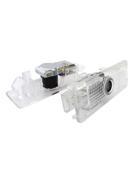 Kit Luci Led Logo Proiettori Auto Portiere BMW E53 X5 E39 Senza Modifica