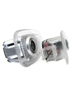 Kit Luci Led Logo Proiettori Auto Portiere Mercedes Benz Class C CL S W216 W221 Senza Modifica Plug &amp Play