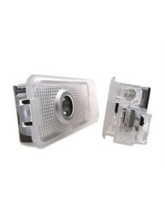 Kit Luci Led Logo Proiettori Auto Portiere Peugeot Senza Modifica