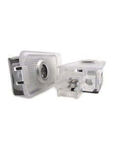 Kit Luci Led Logo Proiettori Auto Portiere Peugeot Senza Modifica 2