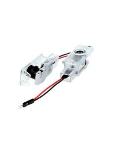 Kit Luci Led Logo Proiettori Auto Portiere Porsche 987 997 GT3 Cayenne&nbspSenza Modifica Plug &amp Play