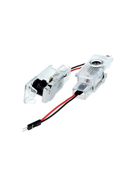 Kit Luci Led Logo Proiettori Auto Portiere Porsche 987 997 GT3 Cayenne&nbspSenza Modifica Plug &amp Play