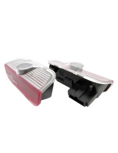Kit Luci Led Logo Proiettori Auto Portiere VW Golf 5 6 Plus Jetta Passat CC Touareg Eos Scirocco Senza Modifica 2