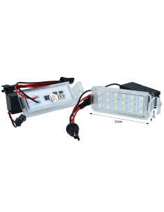 Kit Luci Targa Led Ford Falcon Fiat 500X Bianco Resistenza Inclusa No Errore Canbus 2
