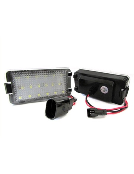 Kit Luci Targa Led Seat Ibiza 97-08 Leon 99-05 Altea Arosa Cordoba 93-08 Toledo III 04-09 Bianco