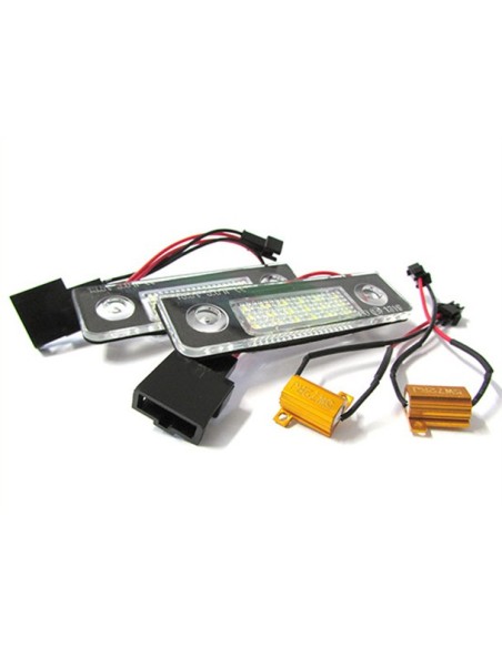 Kit Luci Targa Led Skoda Octavia 1Z Dopo 2008 Roomster 5J 06-10 Bianco No Errore