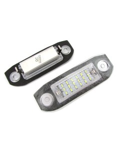 Kit Luci Targa Led Volvo S80 XC90 S40 V60 XC60 S60 C70 XC70 V70 V50 Bianco Freddo Lunare 2