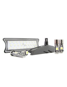 Kit Plafoniera Luci Led Di Cortesia Lettura BMW E60 E65 E87 Bianco 4 Lampade Led T10 Canbus Incluso 2