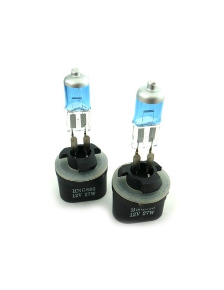 Lampada 880 H27 12V 27W Attacco PG13 DRITTI Super White
