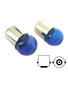 Lampada Alogena G18 BA15S R10W 12V 10W Luci Posizione Colore Azzurro