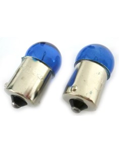 Lampada Alogena G18 BA15S R10W 12V 10W Luci Posizione Colore Azzurro 2