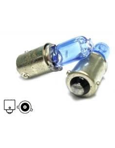 Lampada H6 12V 6W BAX9s H6W Con Effetto Gas XENON Bianco