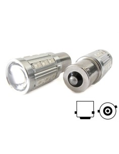 Lampada Led BAU15S PY21W 21 Smd 5730 Arancione Piedi Sfalsati Luci Frecce Auto 12V Camion 24V Con Lente Ingrandimento
