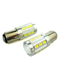 Lampada Led BAY15D 1157 P21/5W 12V 24V 21 Smd 5730 Colore Rosso Luci Posizione Stop Auto Camion Super Luminoso 2