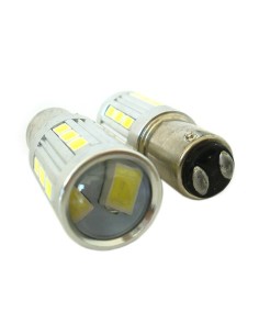 Lampada Led BAY15D 1157 P21/5W 12V 24V 21 Smd 5730 Super Bianco Luminoso Luci Posizione e Stop Auto Camion 2