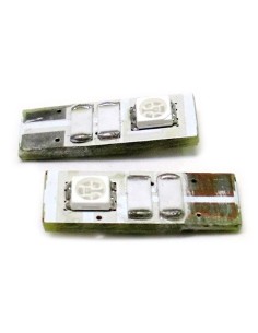 Lampada Led Canbus T10 W5W 2 Smd Blue No Errore Check Luci 12V Con Resistenza 2