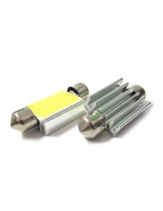 Lampada Led COB Siluro Canbus T11 C5W 36mm 4,5W DC12V Bianco Super Luminoso 2