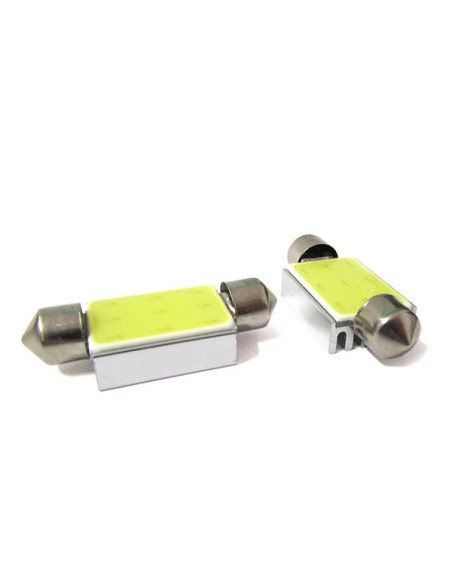 Lampada Led COB Siluro Canbus T11 C5W 39mm 4,5W DC12V Bianco Super Luminoso