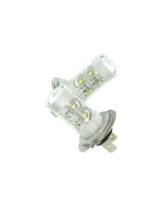 Lampada Led H7 PX26d 30W 12V Per Fendinebbia Super Potente e Bianco Xenon 6 Smd Cree Da 5W 2