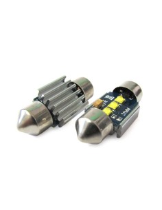 Lampada Led Siluro Canbus Pro 31mm 3 Smd Cree 3W No Errore 12V No Polarita Super Luminoso 2