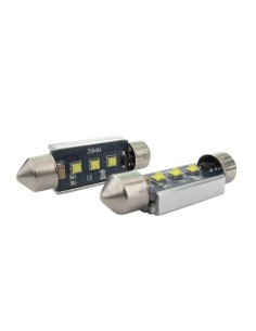 Lampada Led Siluro Canbus Pro 39mm 3 Smd Cree 3W No Errore 12V No Polarita Super Luminoso