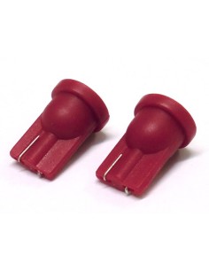 Lampada Led T10 W5W 1 Smd 5050 Rosso 12V 2