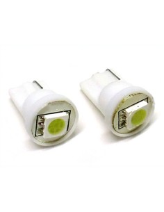 Lampada Led T10 W5W 1 Smd Bianco Luci di Posizione 12V