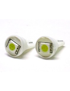 Lampada Led T10 W5W 1 Smd Bianco Luci di Posizione 12V 2