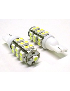 Lampada Led T10 W5W 25 Smd Bianco Luci Posizione 12V