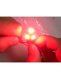 Lampada Led T10 W5W 5 Smd 5050 Colore Rosso Luci Di Posizione 12V