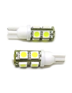 Lampada Led T10 W5W 9 Smd 5050 Bianco Luci Posizione 12V 2